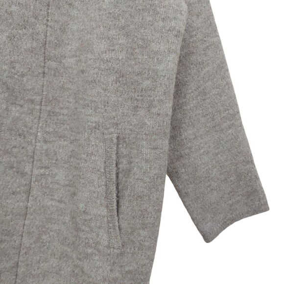 Banana Republic Open Cardigan Womens Medium Brown Wool Blend Cozy Knit Longline - Picture 4 of 11